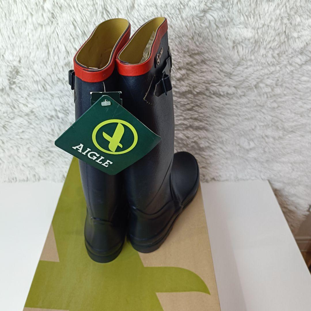AIGLE CHANTEBELLE レインブーツ 38 タグ付 未使用