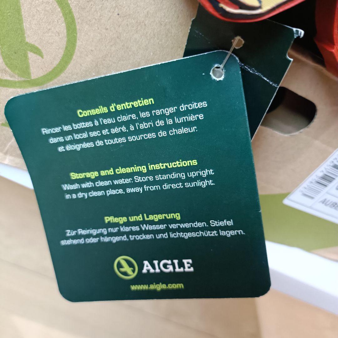 AIGLE CHANTEBELLE レインブーツ 38 タグ付 未使用