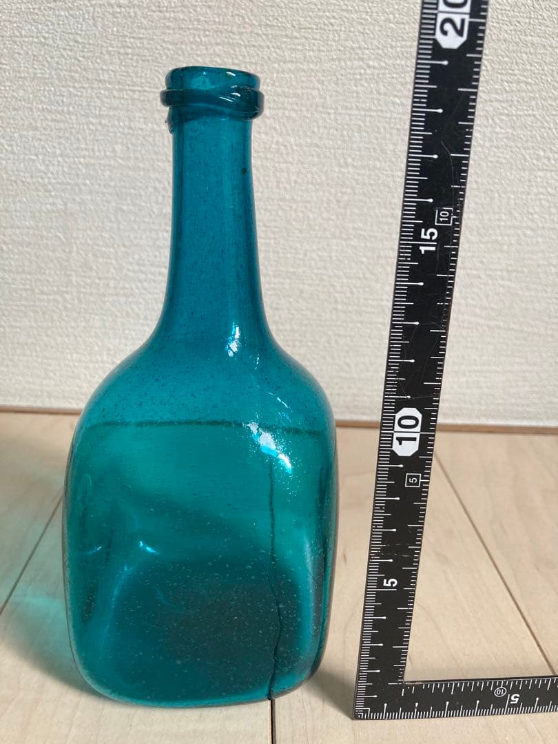 小谷眞三　倉敷ガラス　花瓶　小谷ブルー