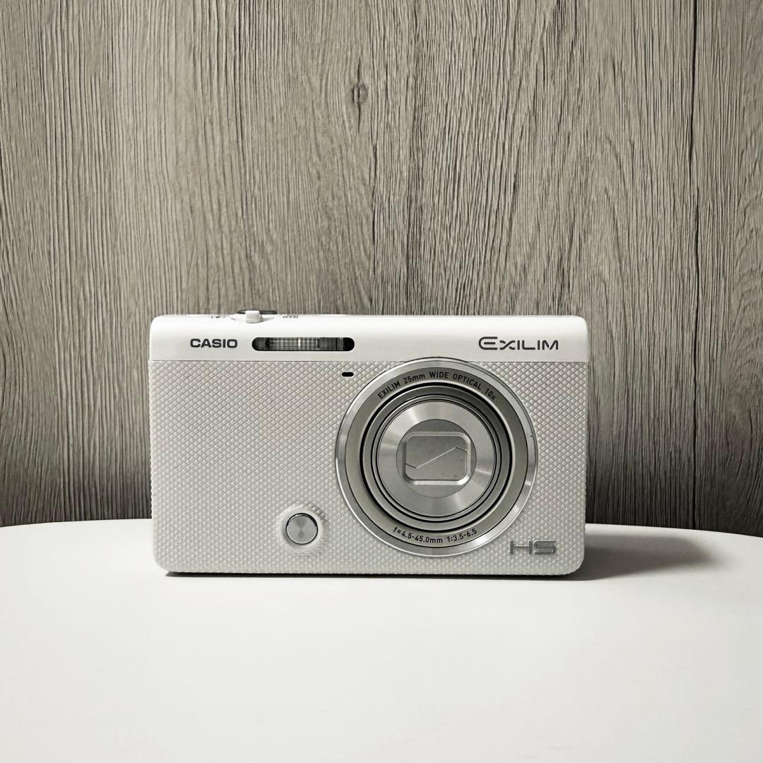 CASIO EXILIM EX-ZR70コンパクトデジタルカメラ ホワイト