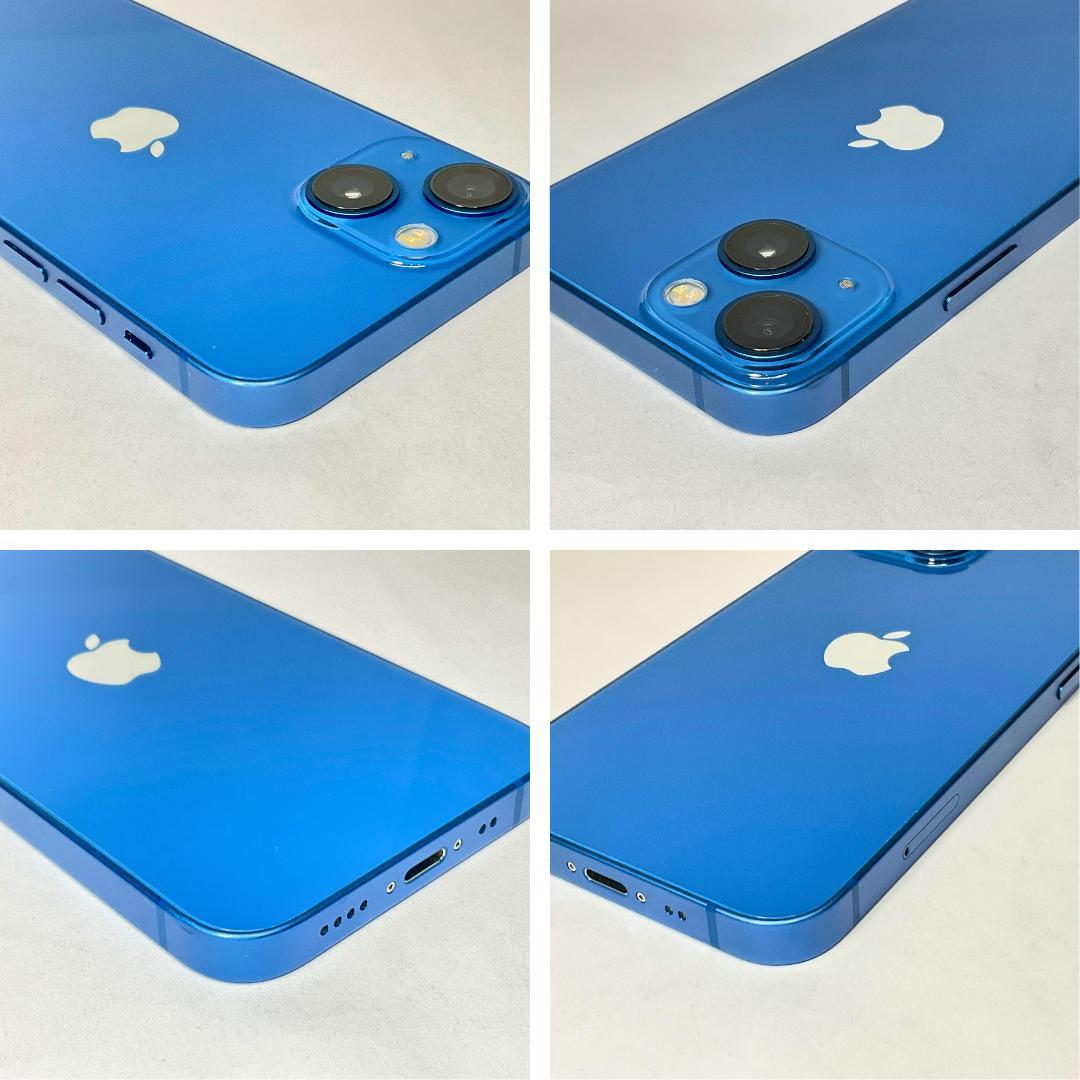 美品 iphone13mini 128GB 新品電池 ブルー SIMフリー