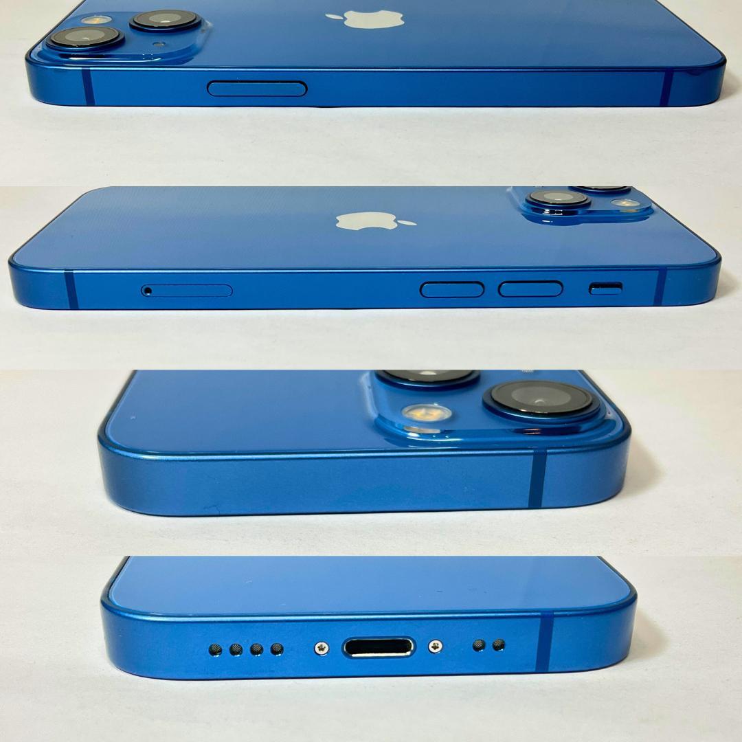 美品 iphone13mini 128GB 新品電池 ブルー SIMフリー