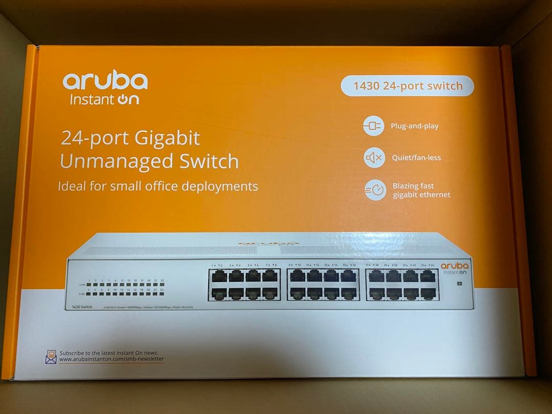 新品 Aruba Instant On 1430 24ポート スイッチングハブ