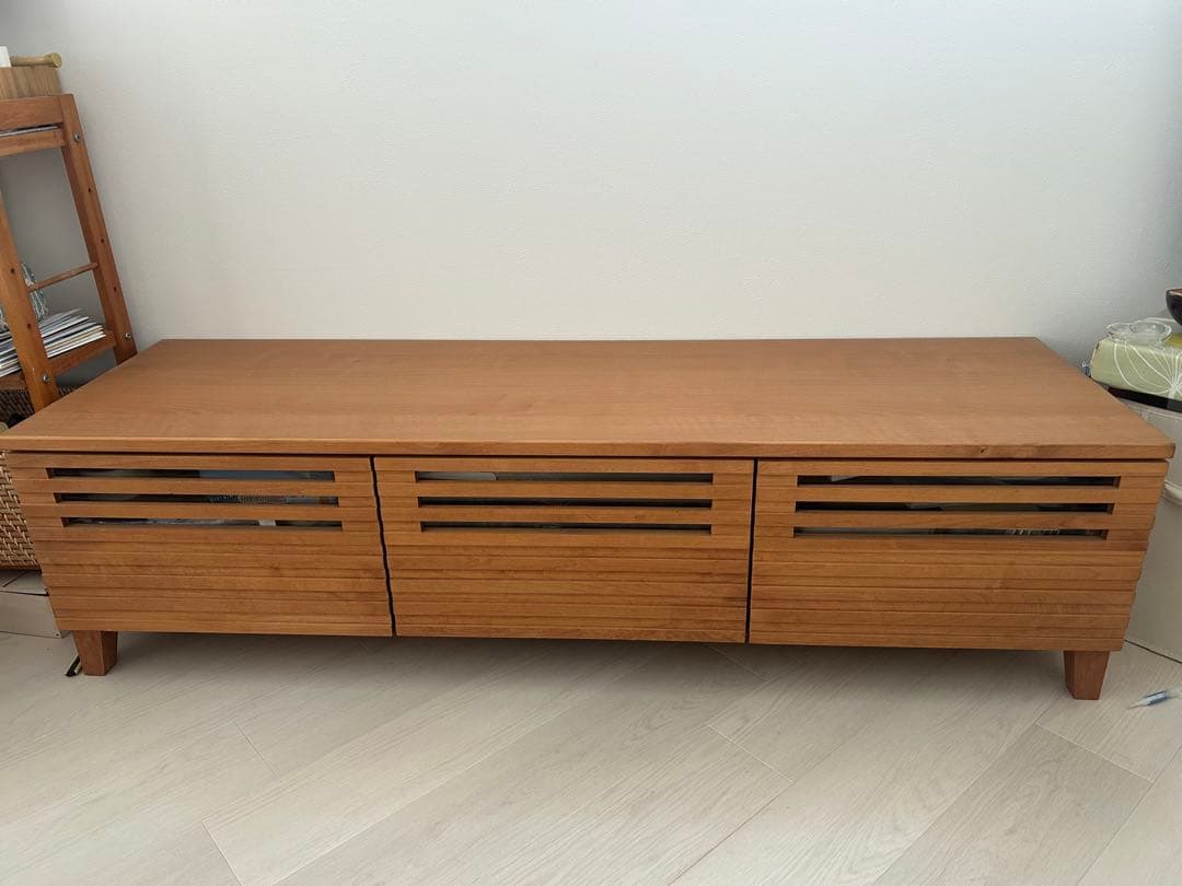【値下げ中】サンコウ日本製木製テレビ台 引き出し付き（11／16処分予定）