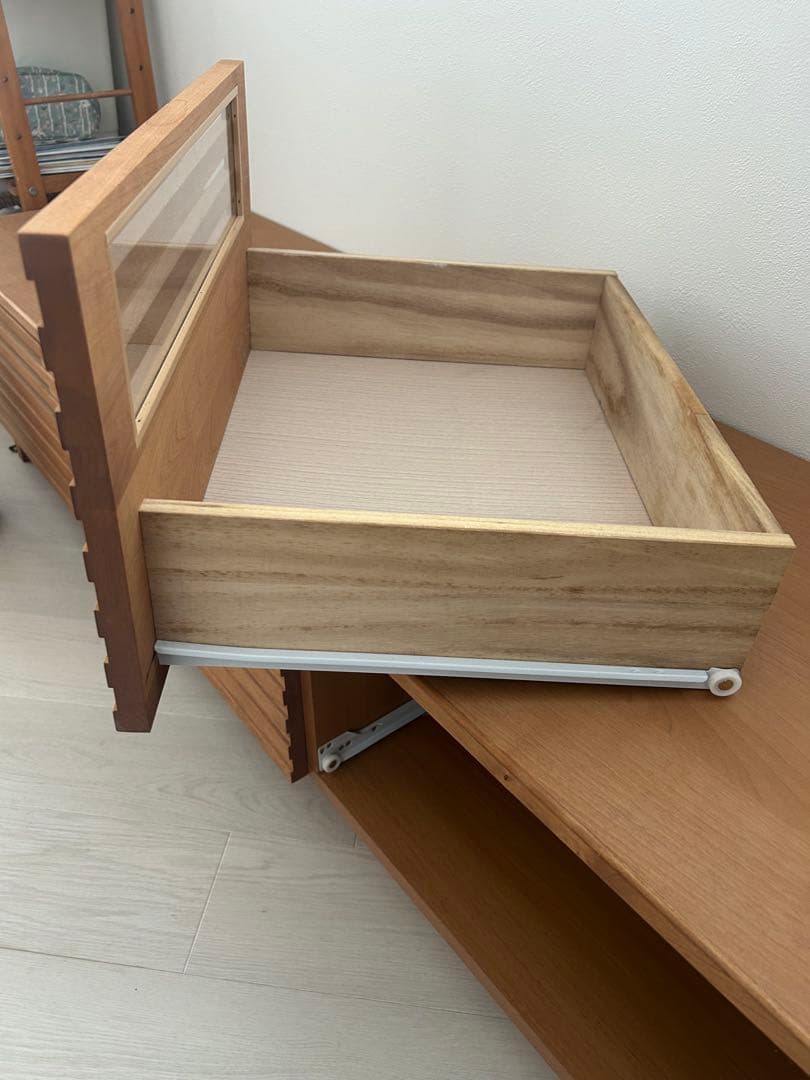 【値下げ中】サンコウ日本製木製テレビ台 引き出し付き（11／16処分予定）