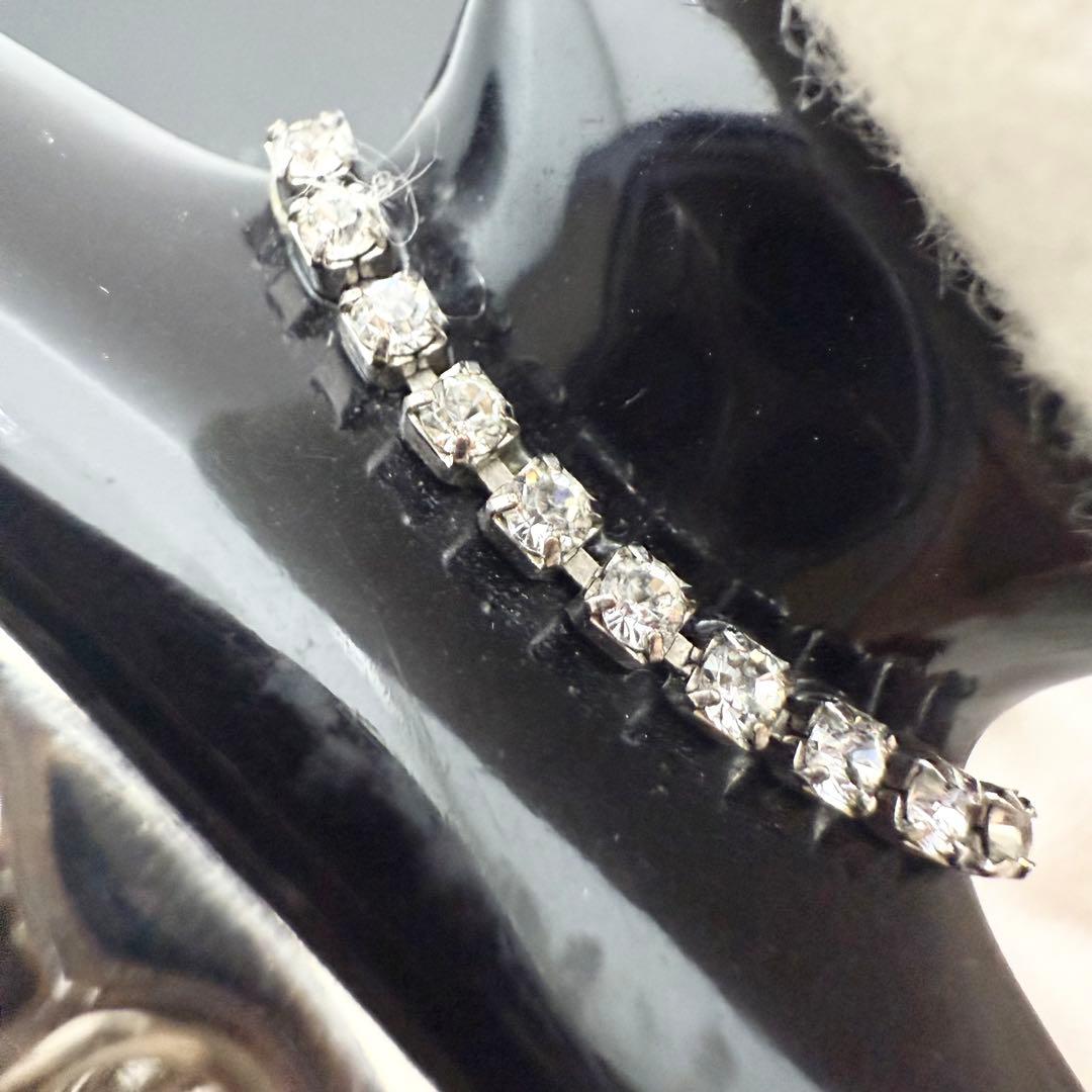 美品✨acca アッカ ヘアクリップ ニューコラーナ ビジュー ブラック 黒