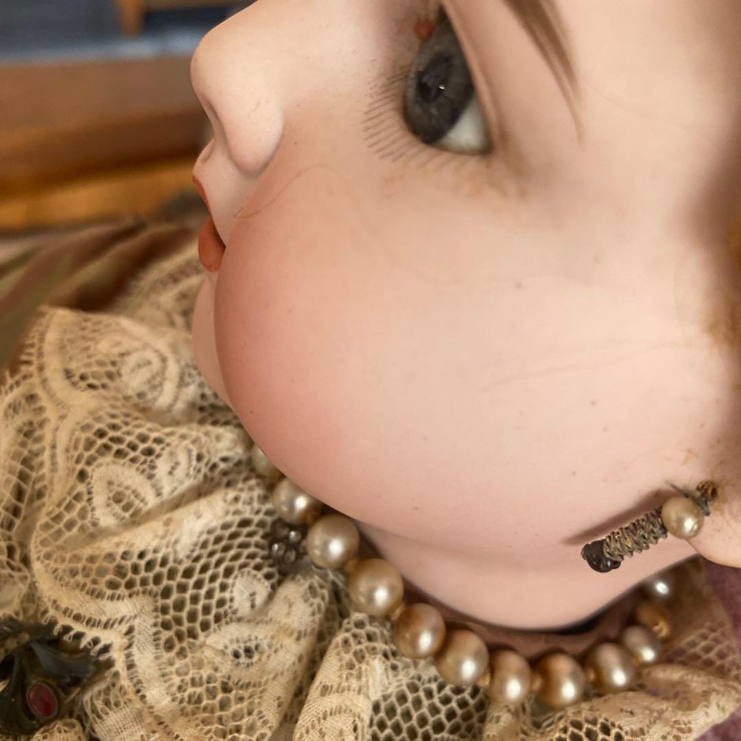 アンティーク風ドール ビスクドール　刻印あり