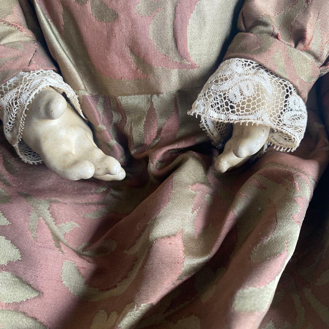 アンティーク風ドール ビスクドール　刻印あり