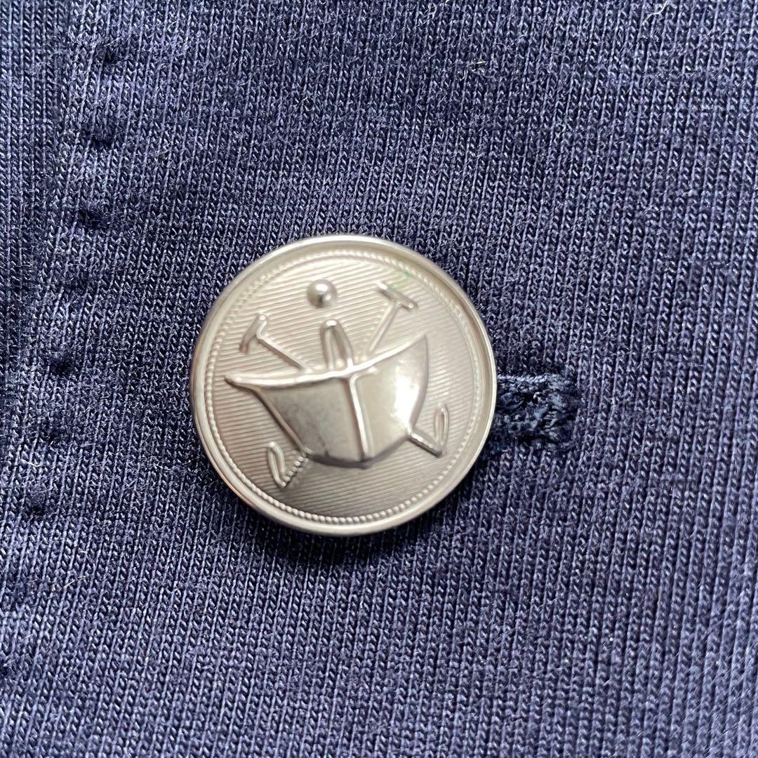 RALPH LAURENラルフローレン紺ブレ刺繍ワッペンブレエンブレム銀ボタン