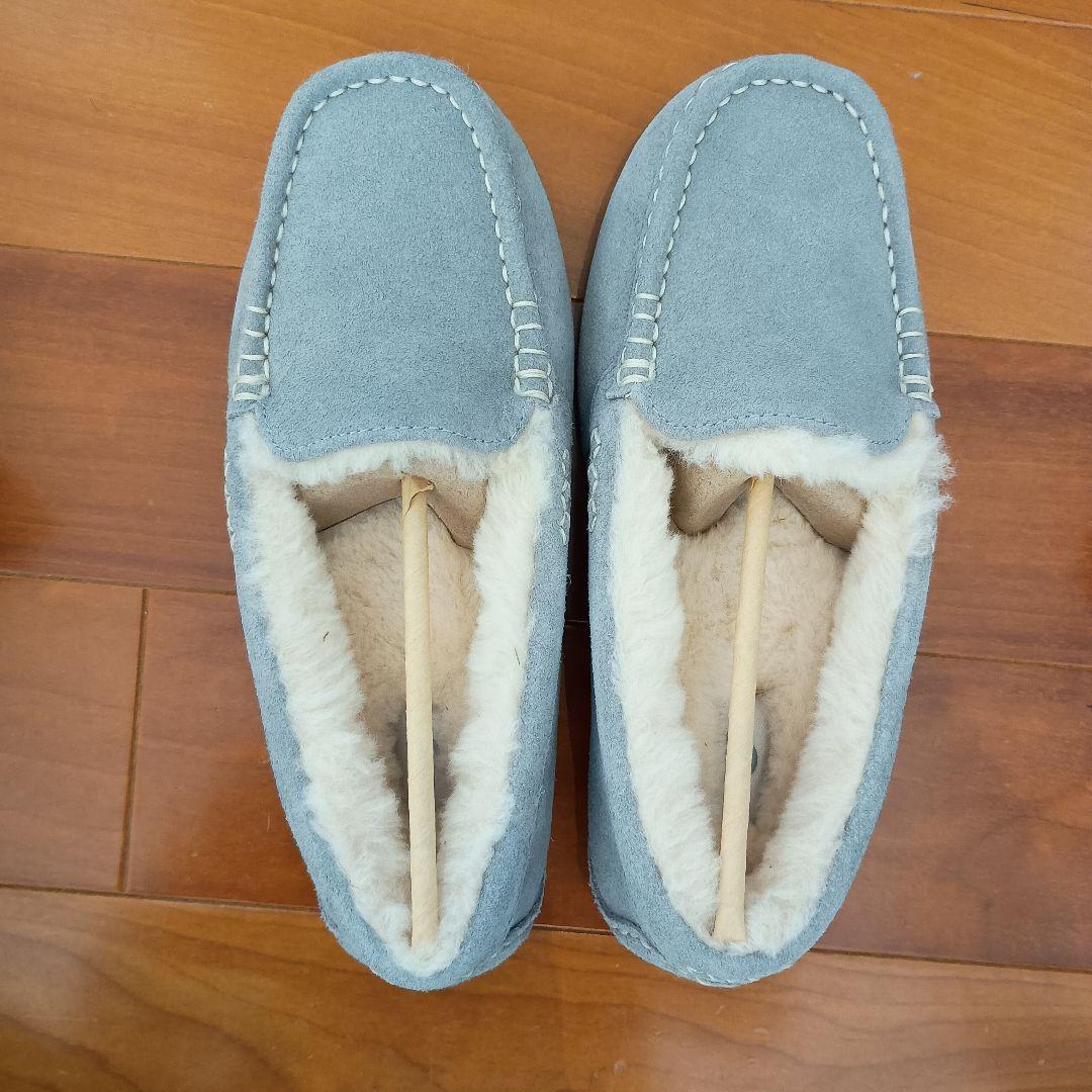 専用　UGG Ansley グレー　LGRY モカシン スリッポン 8D