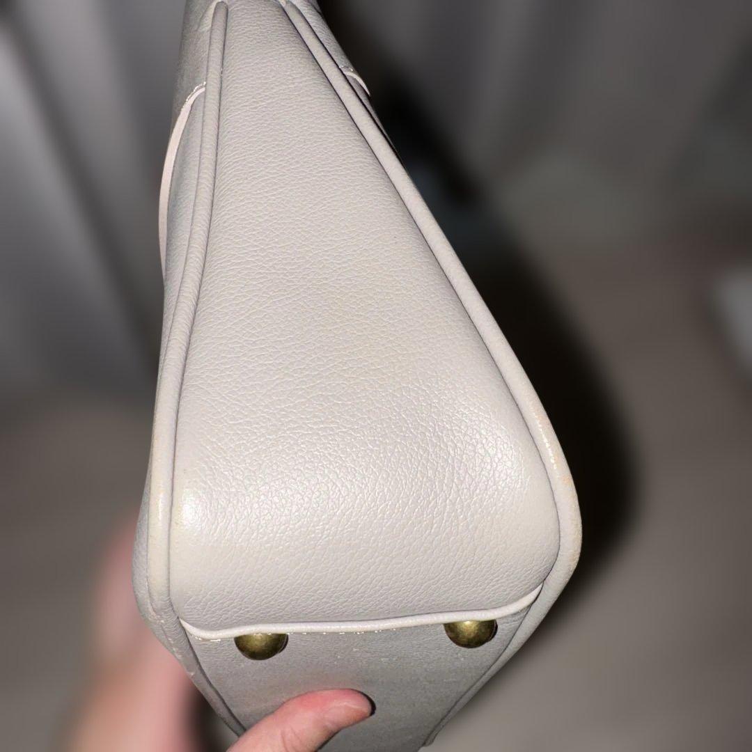 TOFF&LOADSTONE グレー レザービジネスバッグ