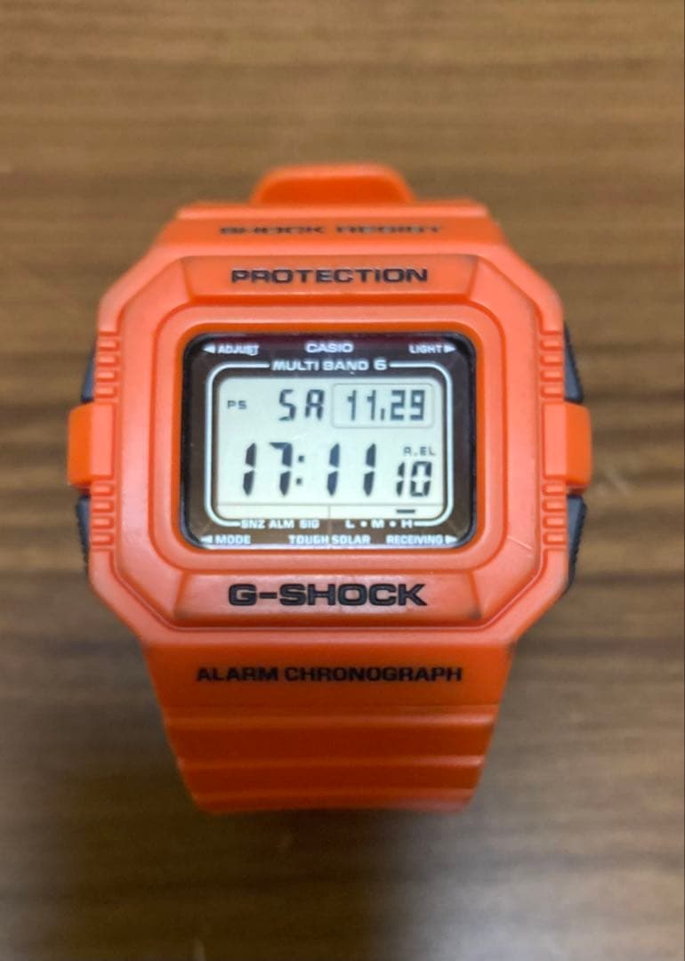 超希少 CASIO(カシオ) G-SHOCK 電波ソーラー レスキューオレンジ