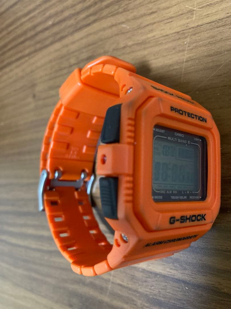 超希少 CASIO(カシオ) G-SHOCK 電波ソーラー レスキューオレンジ
