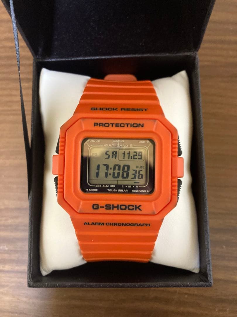 超希少 CASIO(カシオ) G-SHOCK 電波ソーラー レスキューオレンジ