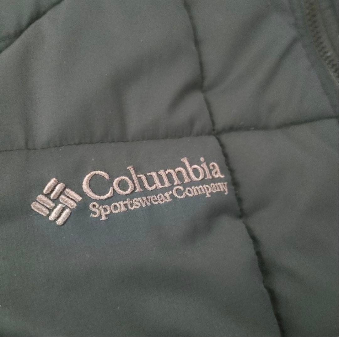 Columbia パファージャケット ブラック パフ フーディ