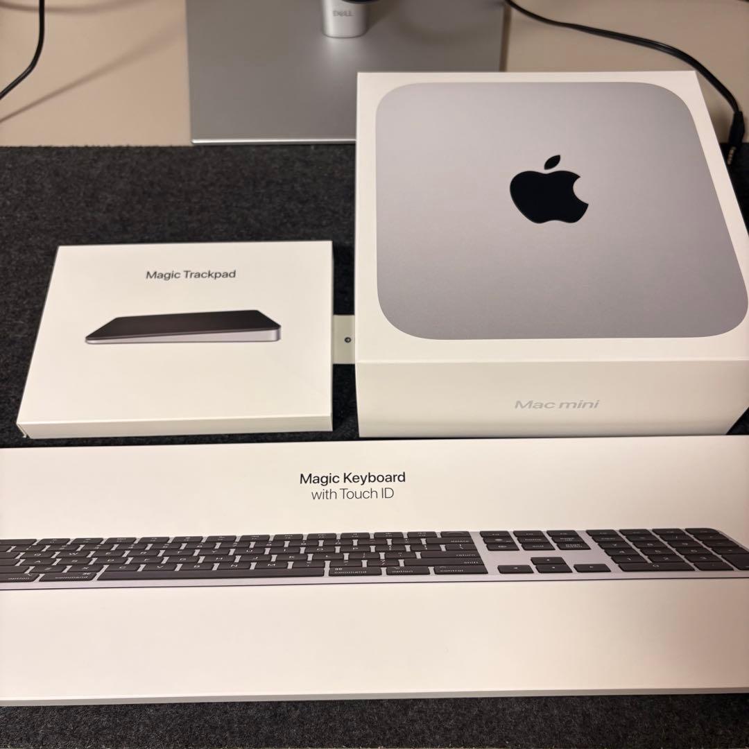 【M2Pro 32GB 1TB】Mac mini トラックパッド、キーボード付