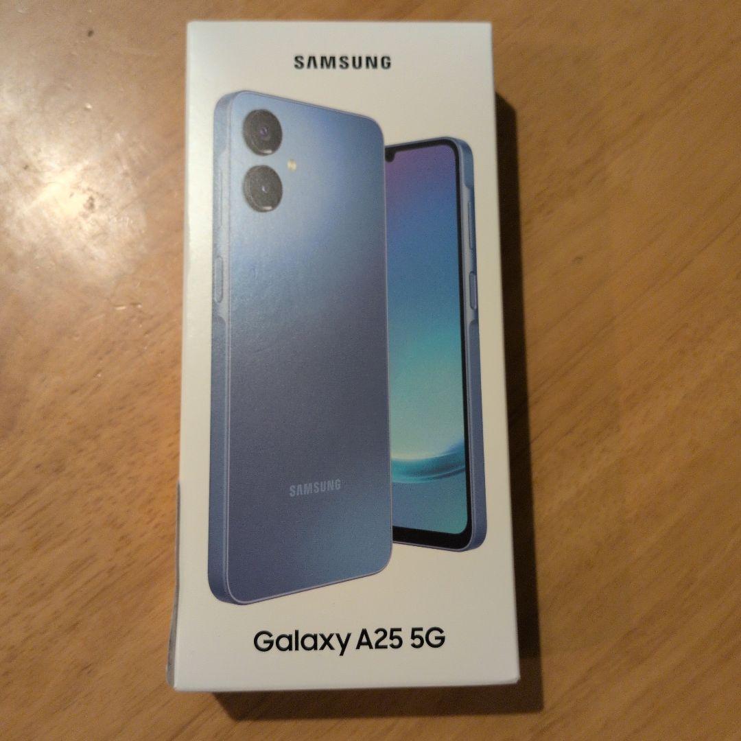 【新品未使用】　SAMSUNG Galaxy A25 5G Blue