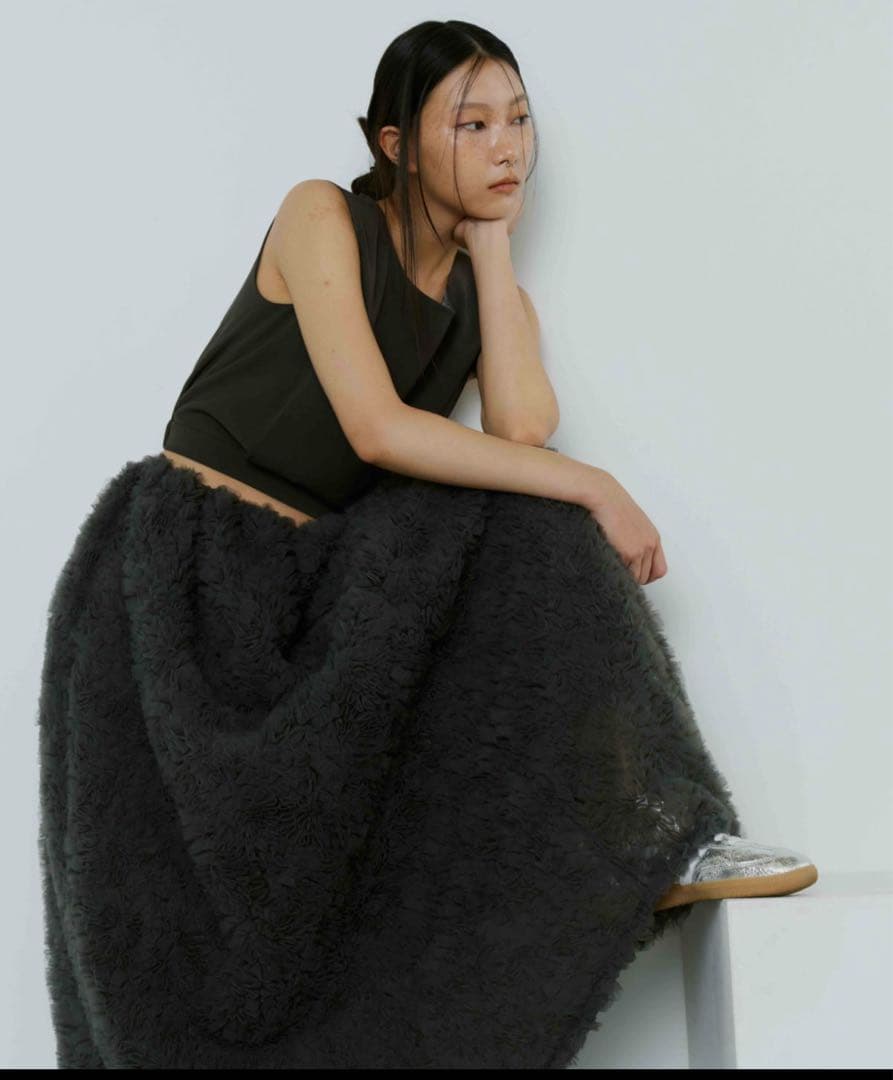 【ANDRESD】チュールドレス／ブラック Lサイズ