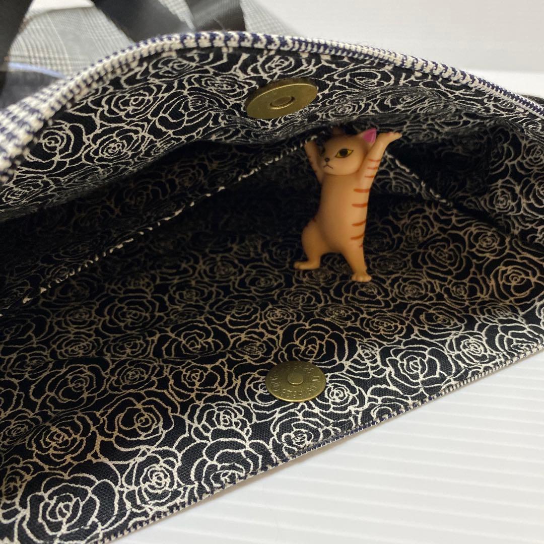 ゆ*ら様 ワンショルダートートバッグ コヤンイサムチョン　黒猫B