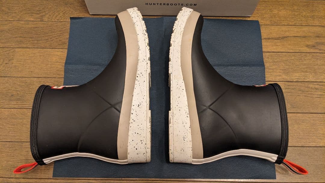 HUNTER【レアデザイン】ハンター レインシューズ 長靴 厚底 ブーツ 希少