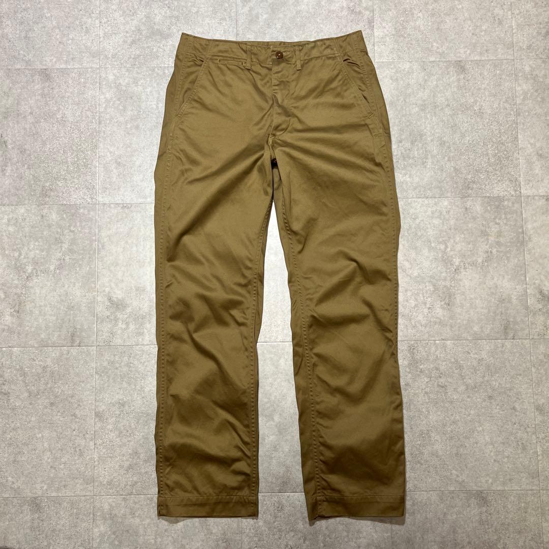 Workers Officer Trousers　チノパン　カーキブラウン　32