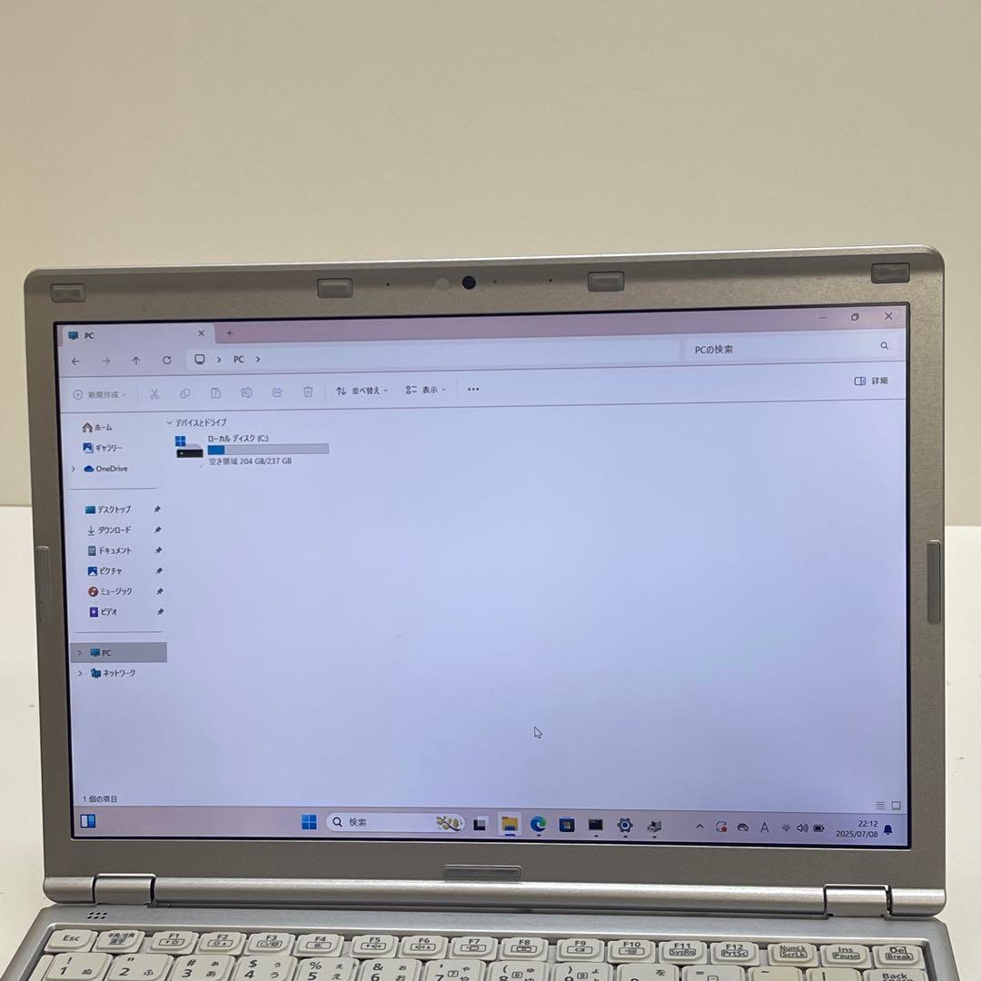 #998 パナソニック CF-SZ6 i5-7300U 8GB office付き