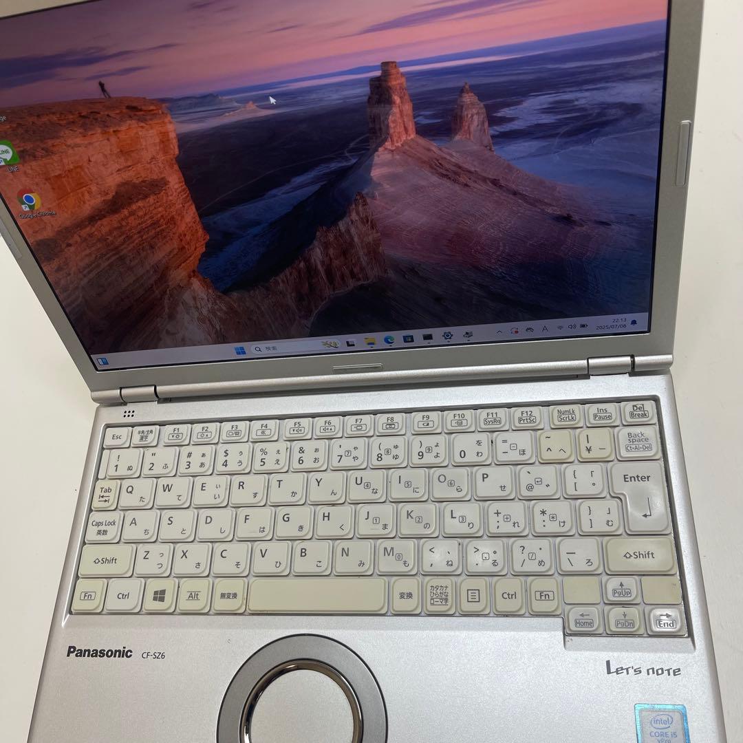 #998 パナソニック CF-SZ6 i5-7300U 8GB office付き