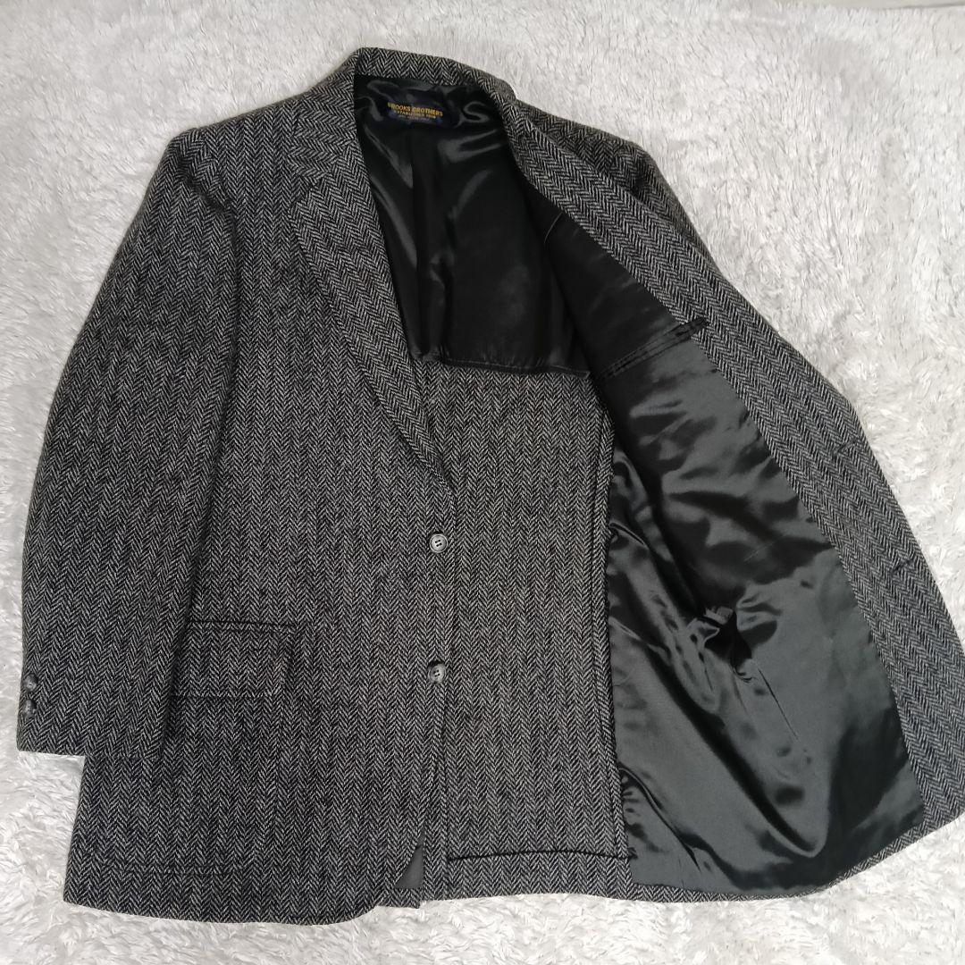 【美品】Brooks Brothers ヘリンボーンテーラードジャケット