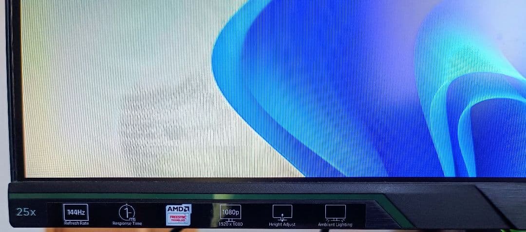 HP ゲーミングモニター 24.5インチ ディスプレイ フルHD