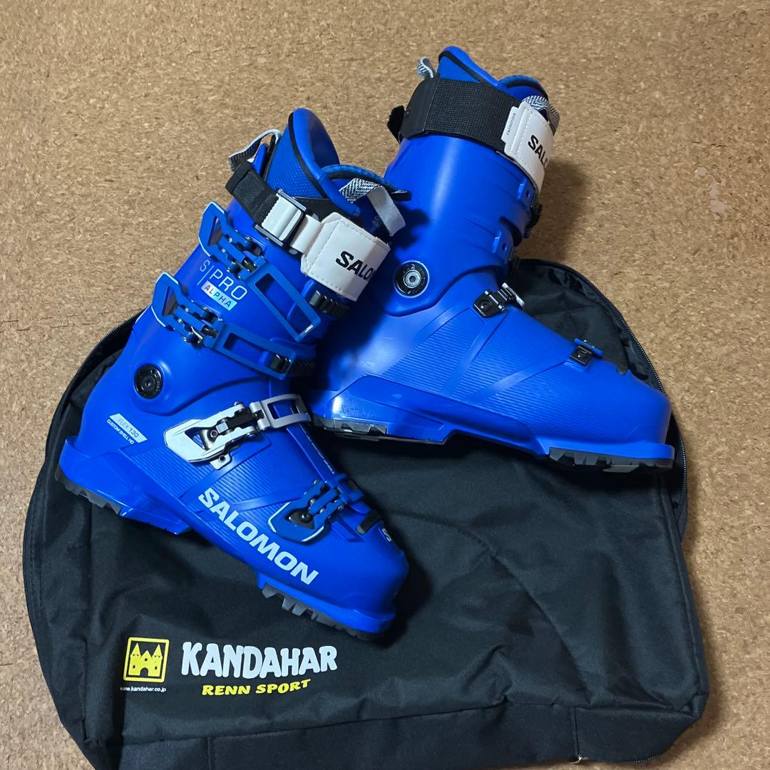 SALOMON ALPHA 130 ブーツ 26.5 シダスのインソール付