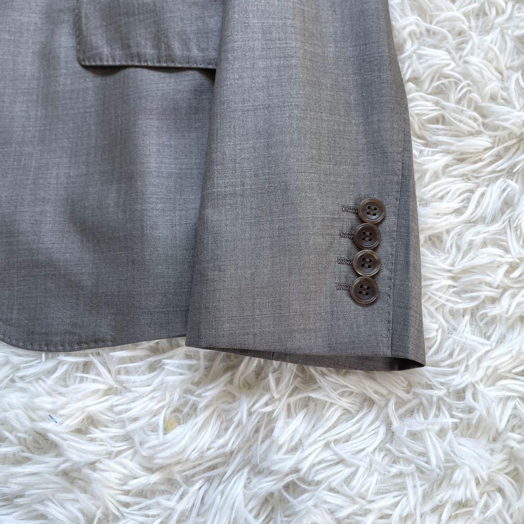 大きいサイズ23区イタリア生地マルゾットウールシルクグレースカートスーツ上下44