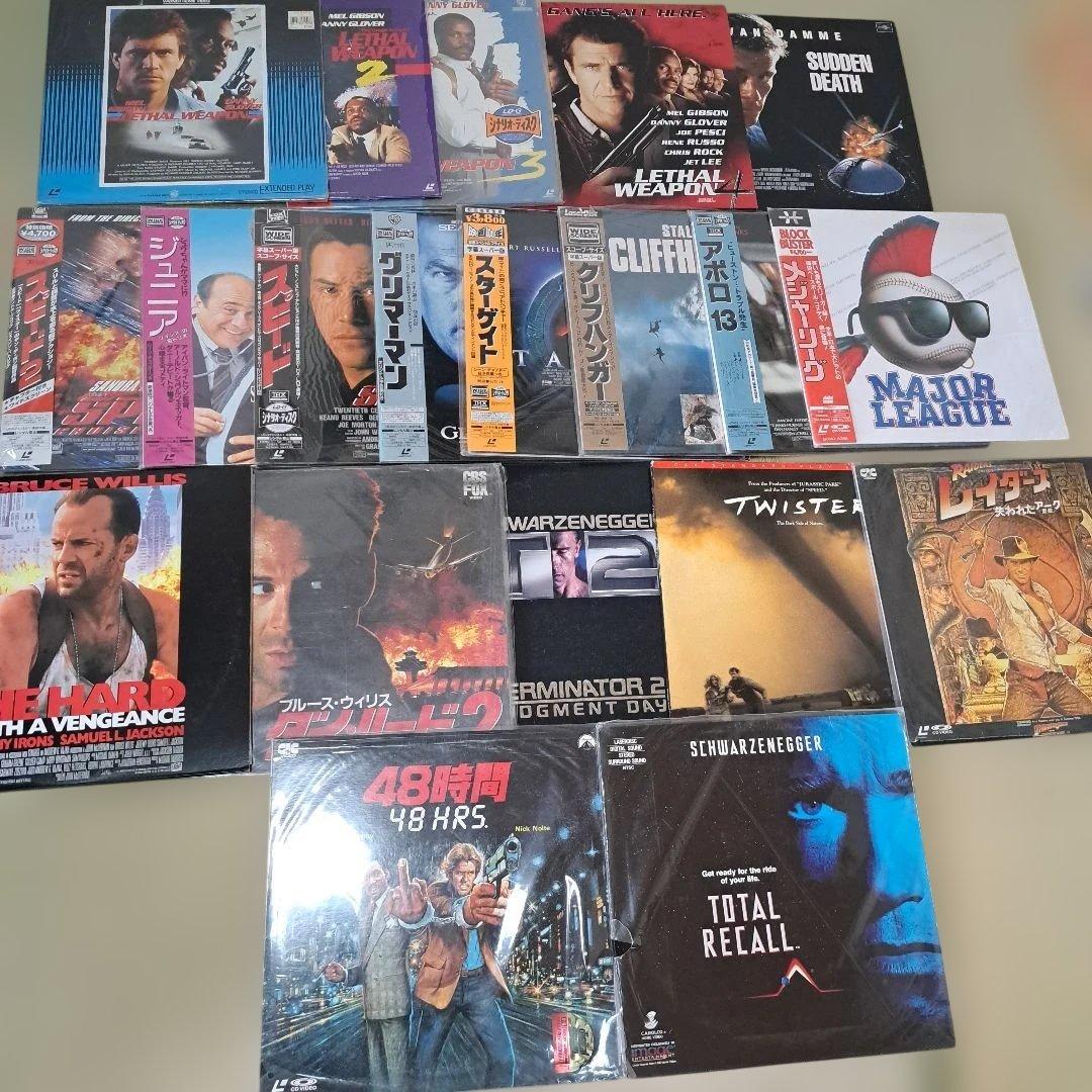 映画、アニメレーザーディスク６３枚まとめ売り!