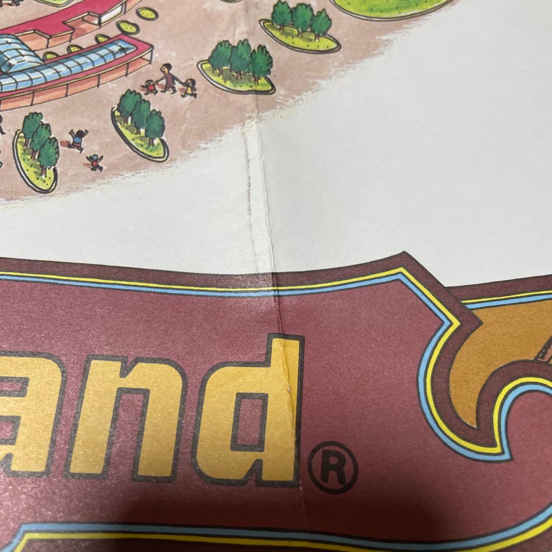 東京ディズニーランド スーベニアマップ 1987年