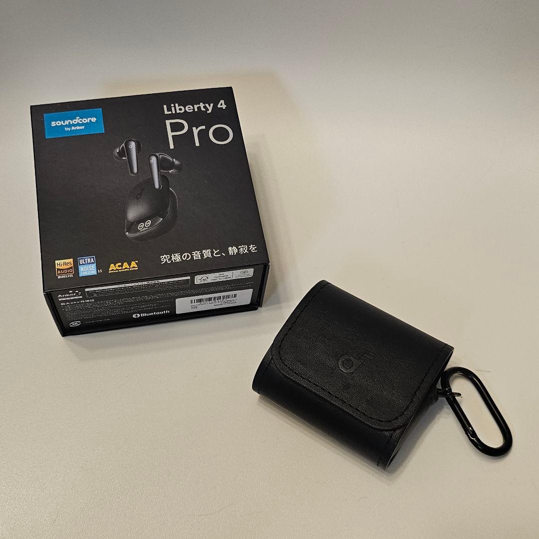 soundcore Liberty 4 Pro ワイヤレスイヤホン【ケース付】