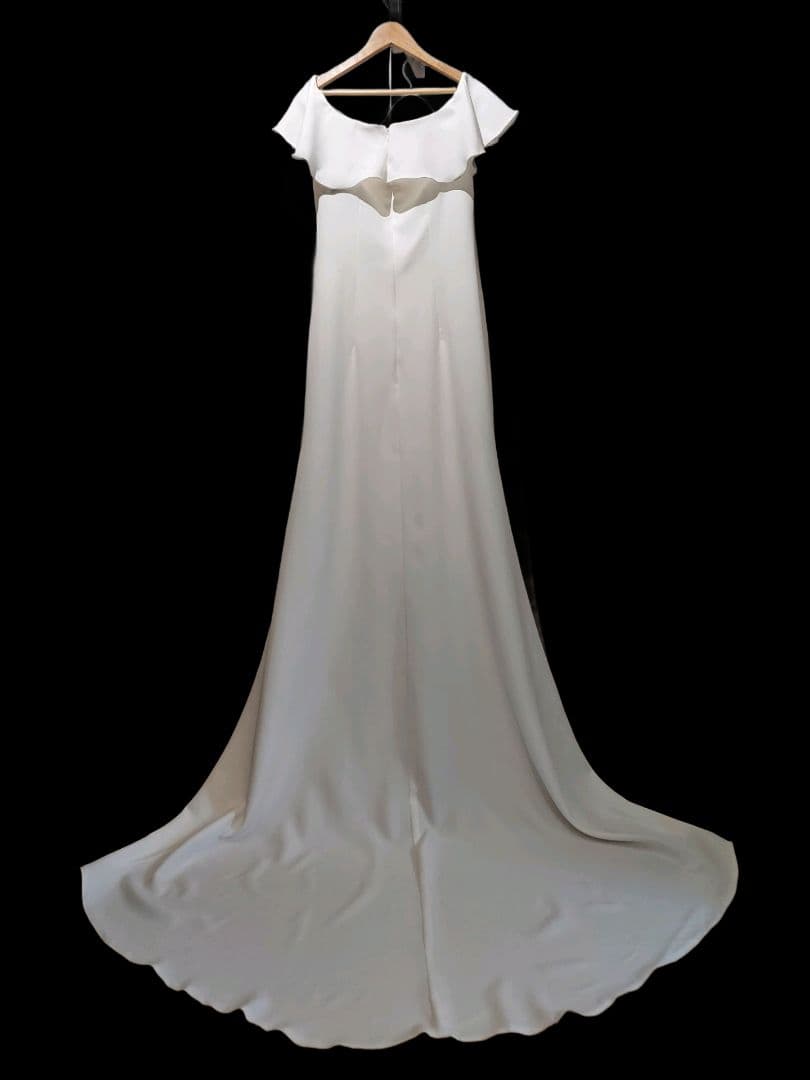 マーメイド　ウェディングドレス　オフショルダー