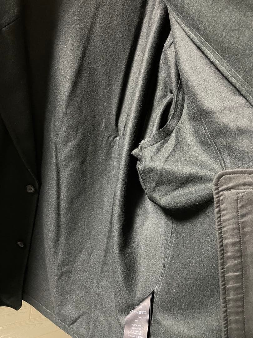 パブリックトウキョウ　シルキーウールジャージテーラードジャケット　ダークグリーン