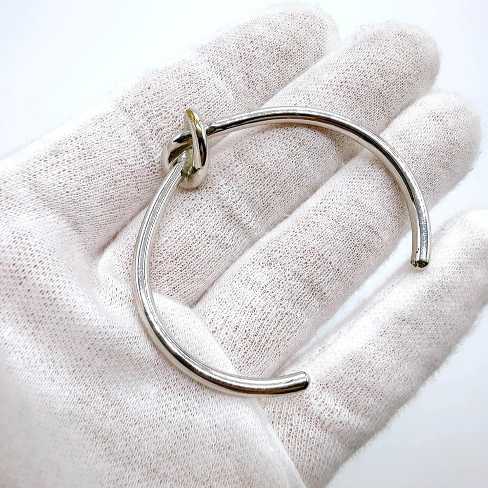 ◇セリーヌ◇メタル/ノット/バングル/ブレスレット/ブランド/シルバー