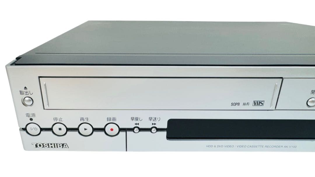 東芝 ダビング機能 HDD内蔵VHSビデオ一体型DVDレコーダー AK-V100