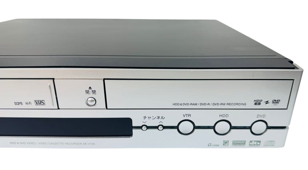 東芝 ダビング機能 HDD内蔵VHSビデオ一体型DVDレコーダー AK-V100