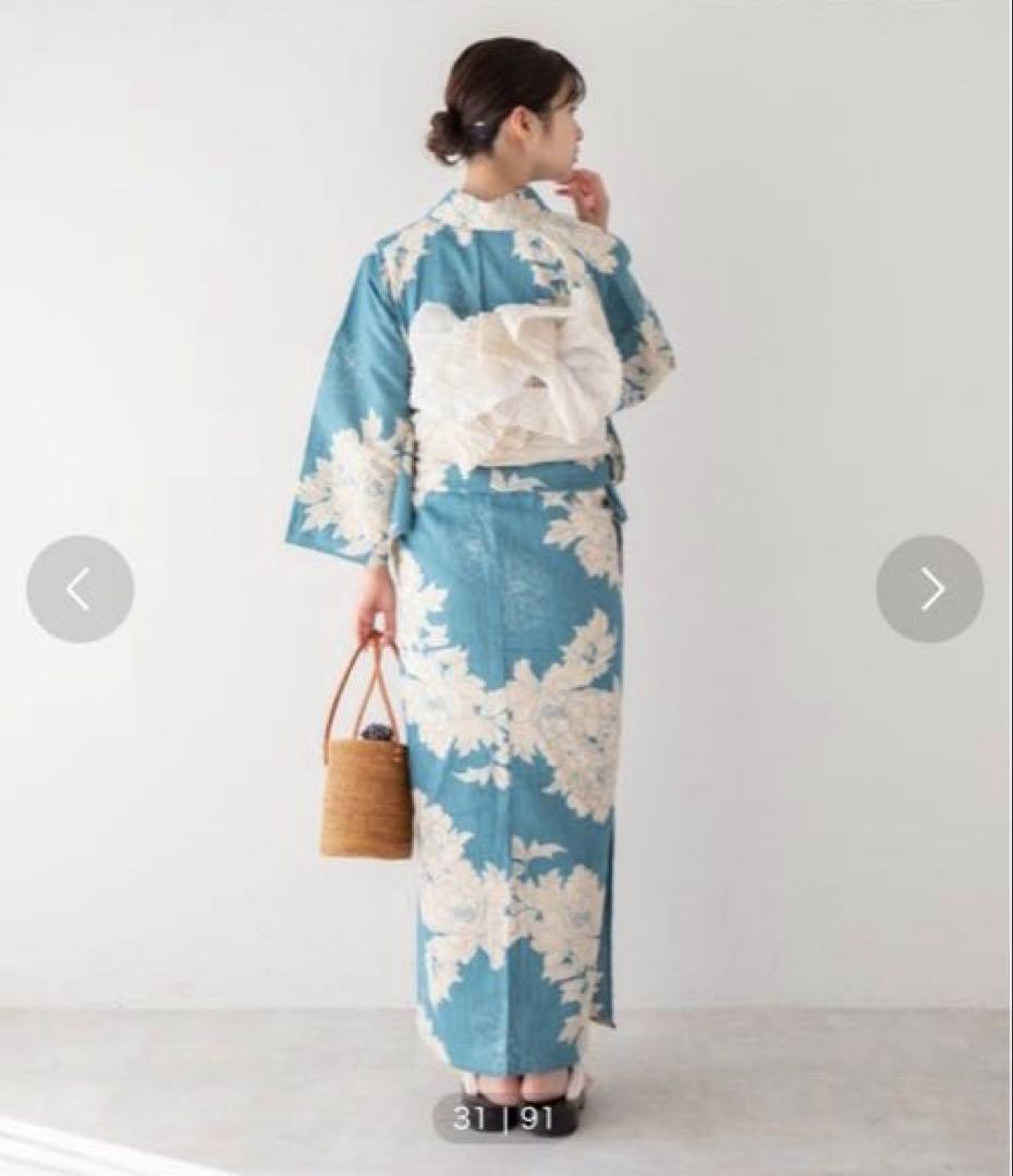 【ゆかた館グレース】浴衣+帯+帯飾り