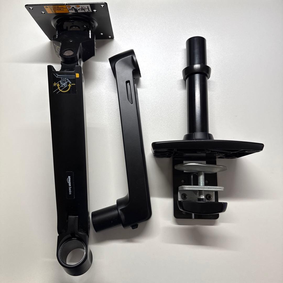 amazon basic シングルモニターアーム ブラック M02