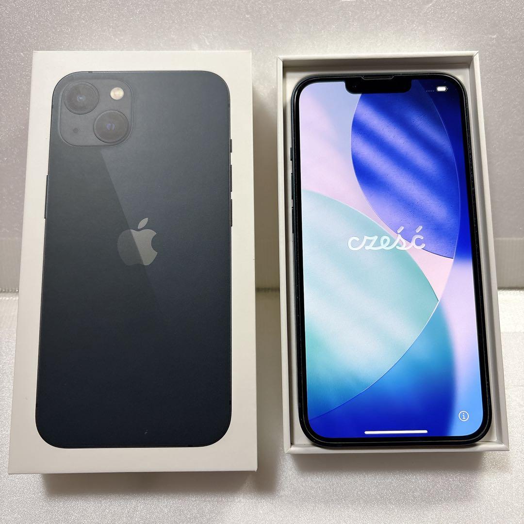 iPhone 13 128GB ミッドナイト SIMフリー 純正バッテリー98%