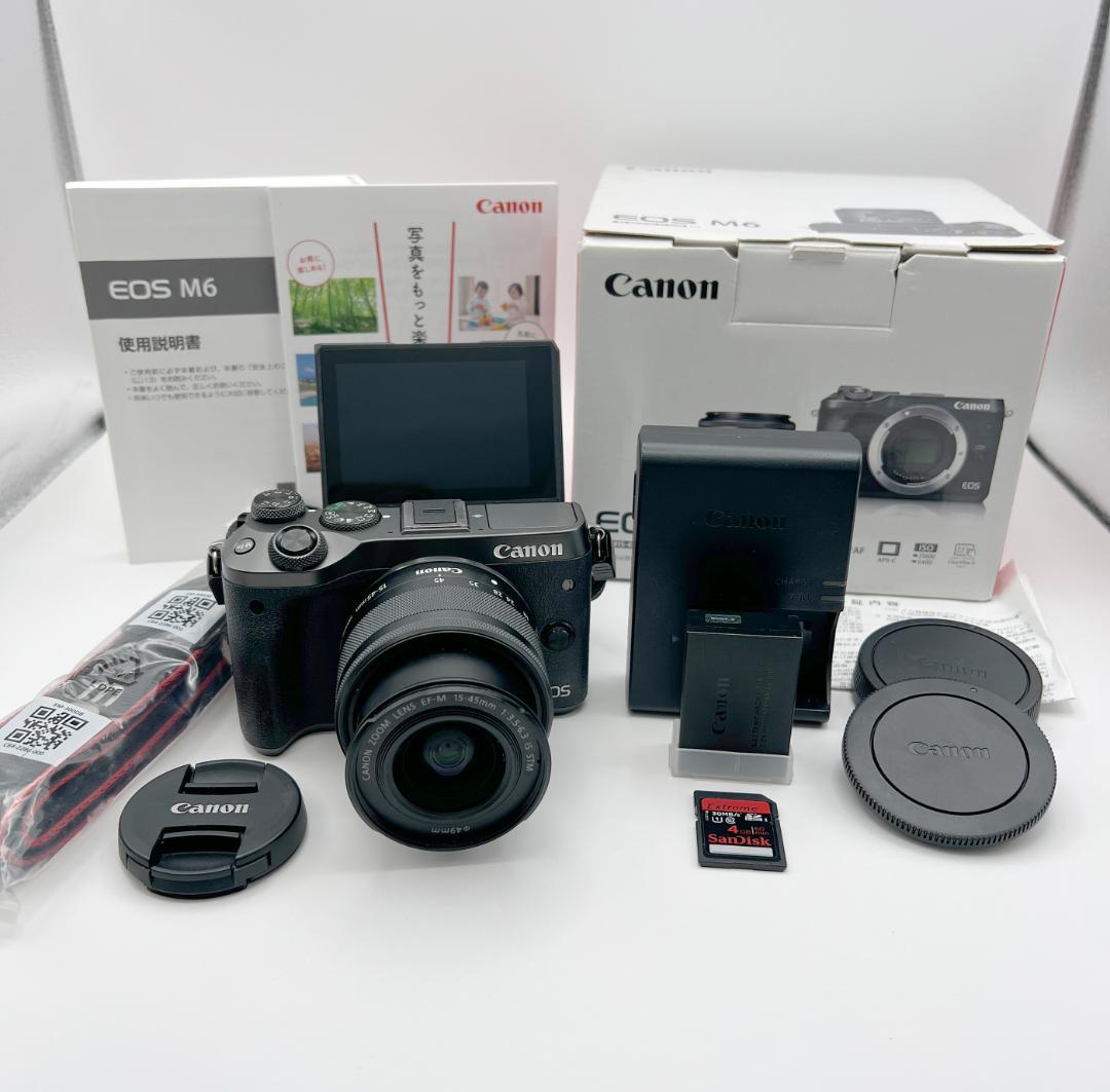 付属品 Canon EOS M6 レンズセット EF-M 15-45mm 元箱