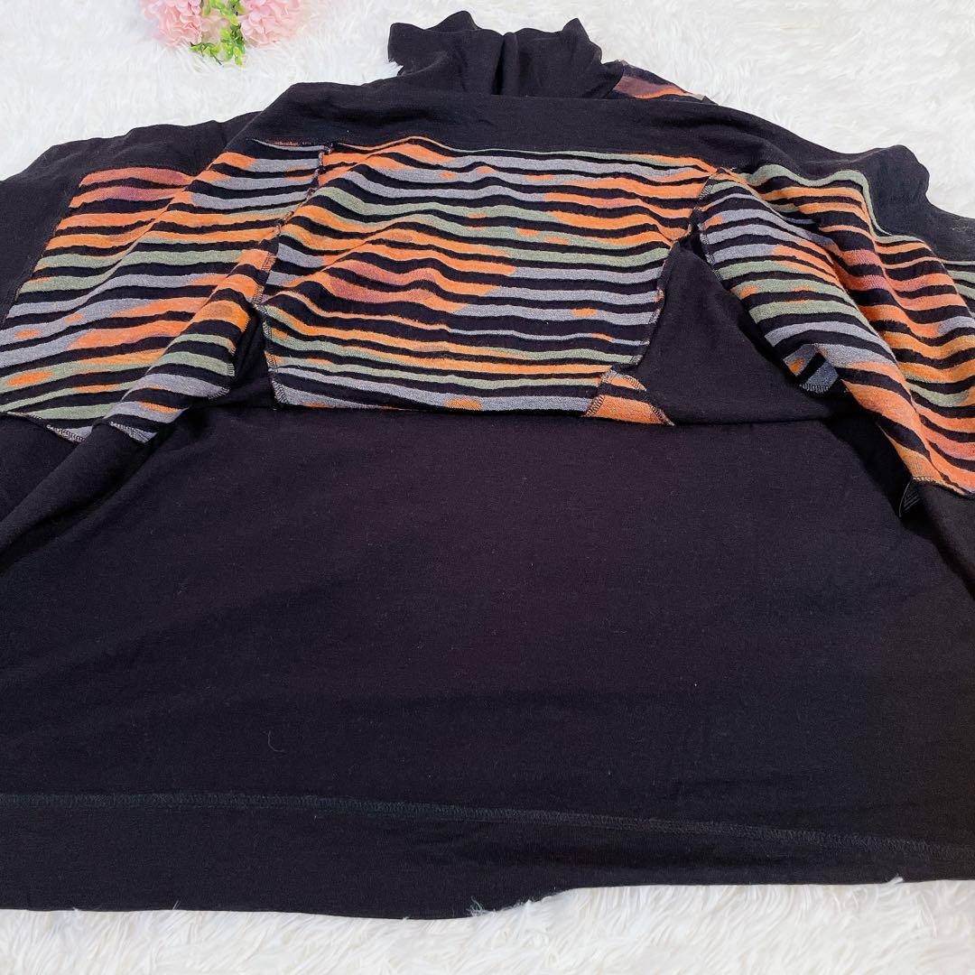 美品　エイココンドウ　ハイネック　ウール混　チュニックワンピース　42