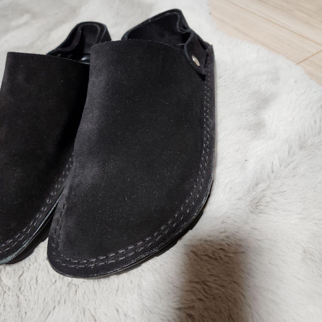 JIL SANDER ブラック サボ・クロッグサンダル　41