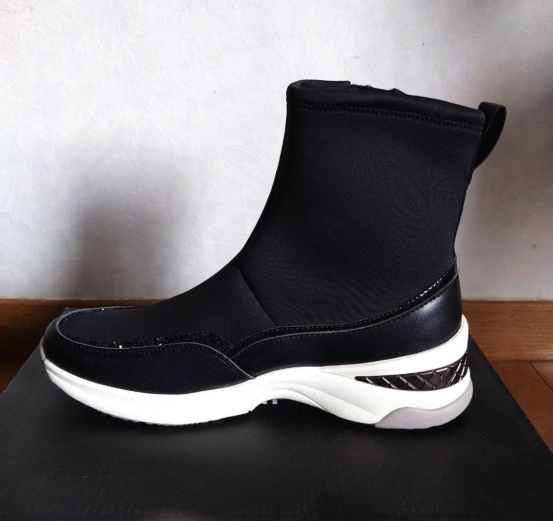 【プラスダイアナ】オールウェザーシューズ Lサイズ 黒