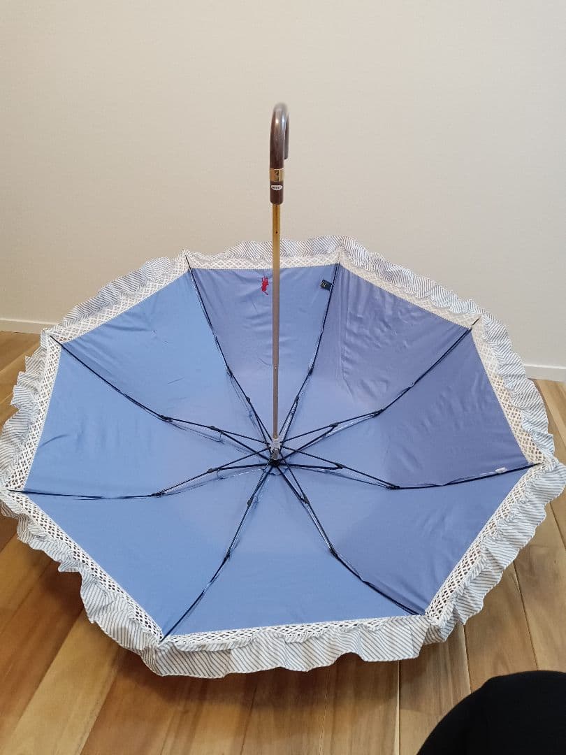 ラルフローレン　晴雨兼用日傘　楽折れスタイル　☆新品