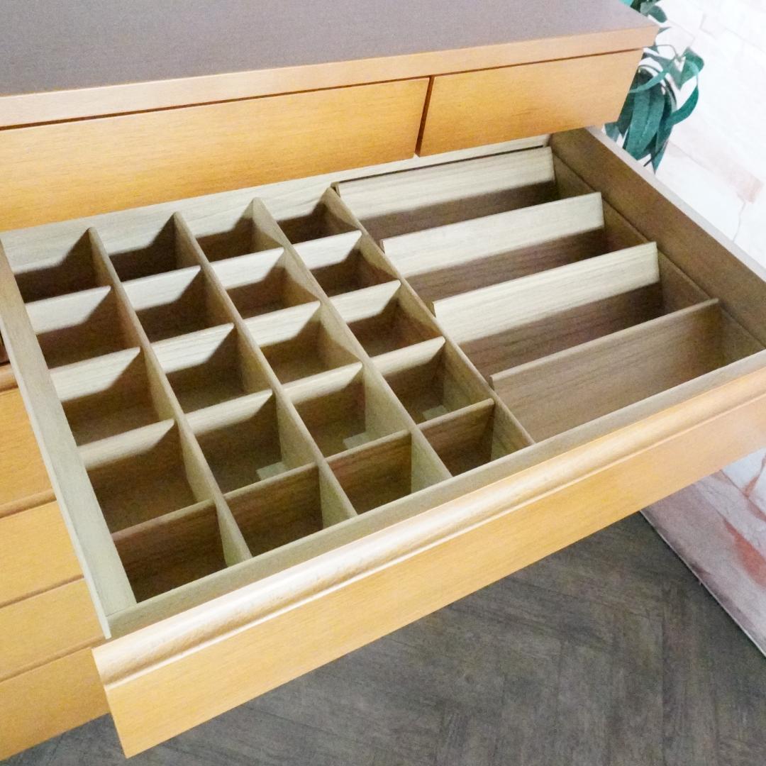 展示品 カリモク ハイチェスト 箪笥 ドロアー アクセサリー収納 大容量