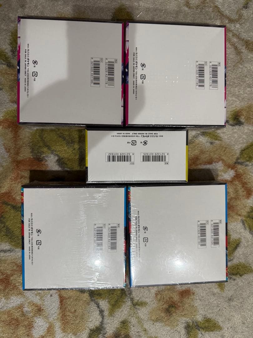 シュリンク付き5BOX2メガブレイブ,2メガシンフォニア,1MEGAドリームEX