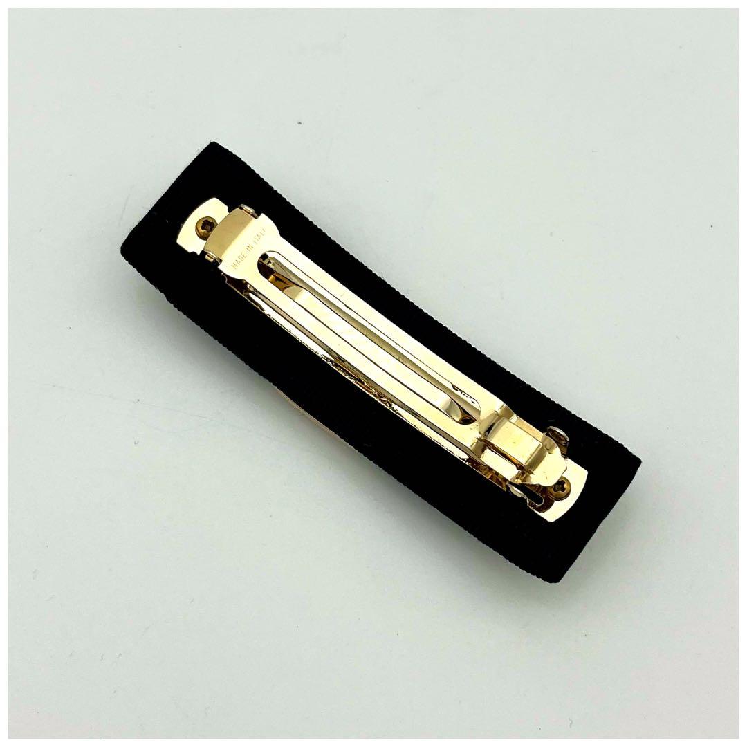 【美品】箱付き サルヴァトーレフェラガモ ヴァラリボン バレッタ ブラック